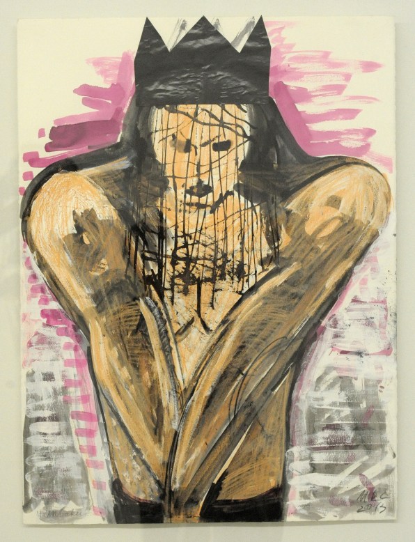 Kimbaku, 2013, 4 colllager. Vandfarve, tusch og olie