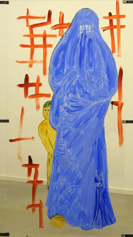 En burkaklædt kvinde (2013)